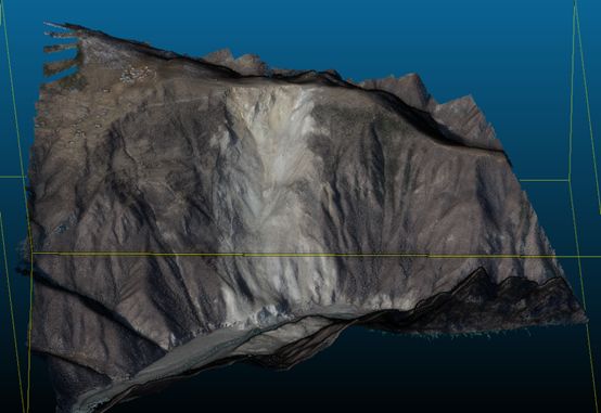 3D model of Jinsha river land slide