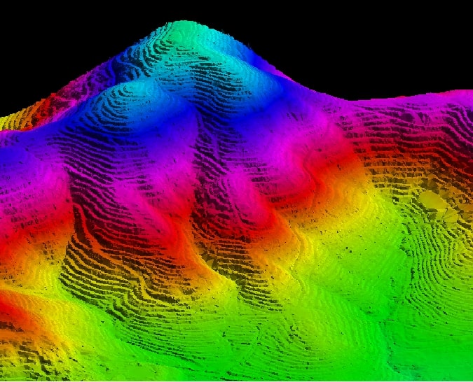 DEM genarated by LiDAR point cloud