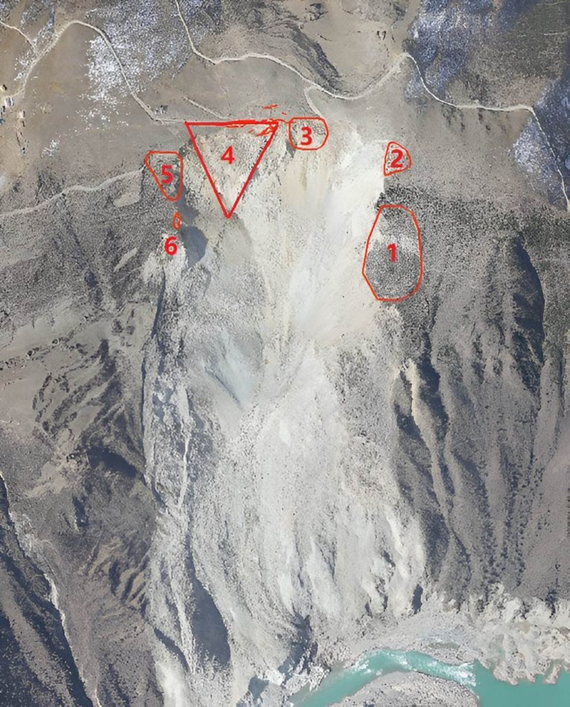 Geological disaster high-risk points of Jinsha River