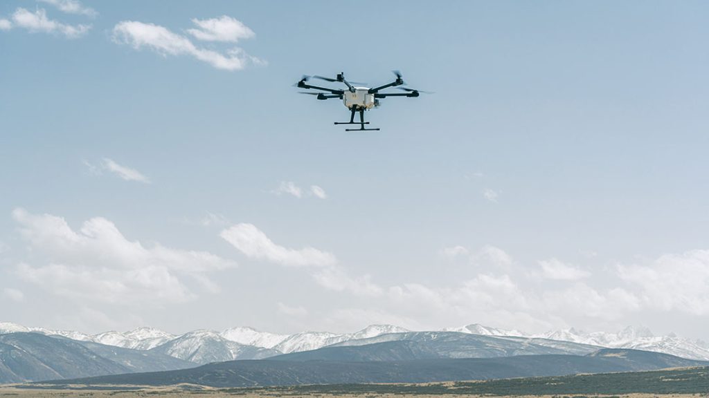 PH-25 multi-rotor drone used in construction