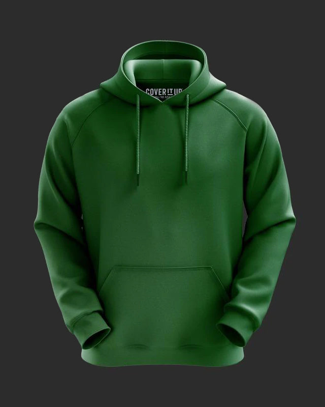 Green Basic All Season Hoodie