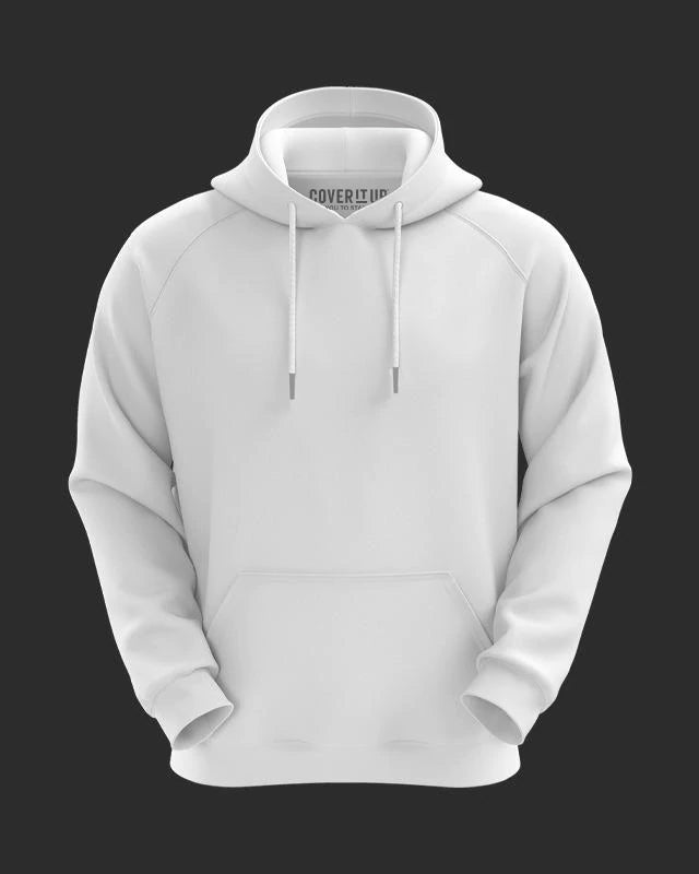White Basic All Season Hoodie